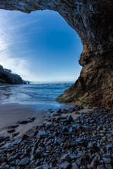 Fototapeta premium Scenic view of beach in Oregon.