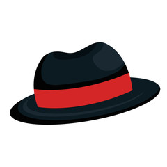 hat hipster style icon vector illustration design