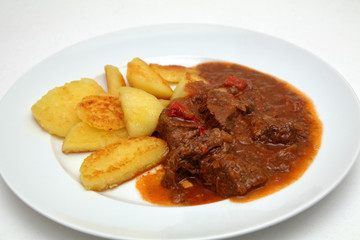 goulash with dumplings