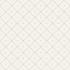 Seamless pattern with rhombuses and dots