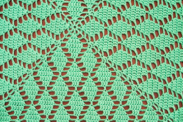 Pattern crocheted blanket for baby