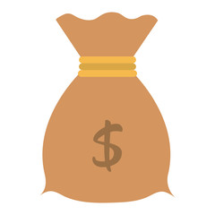 money bag isolated icon vector illustration design