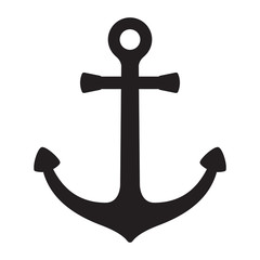 Anchor vector Nautical logo icon maritime sea ocean boat illustration symbol graphic