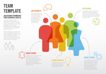 People team infographic template