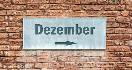 Schild 225 - Dezember