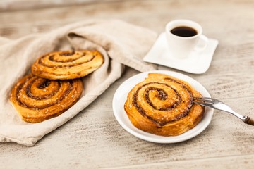 Traditional cinnamon rolls