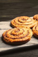 Traditional cinnamon rolls