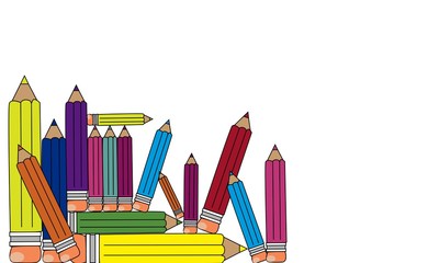 Lápices de colores.