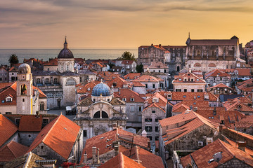 Old town of Dubrovnik, Croatia - obrazy, fototapety, plakaty