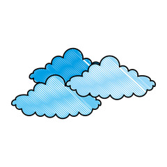 weather clouds isolated icon vector illustration design