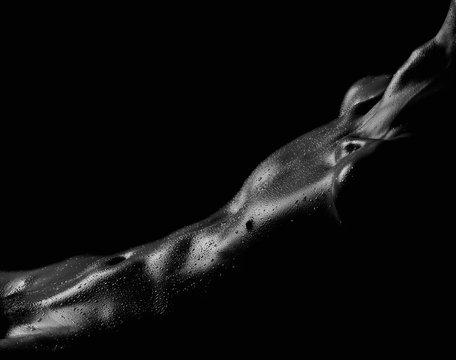 Men's chest and abdomen