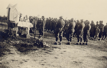 FOTO ANTICA CON MILITARI DELLA SECONDA GUERRA MONDIALE