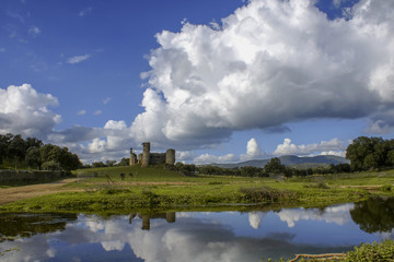 Castillo de las Torres de Monesterio en la provincia de Badajoz