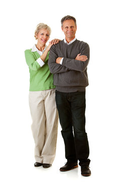 Couple: Man and Woman Standing Together