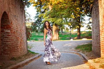 Young beautiful woman outdoors