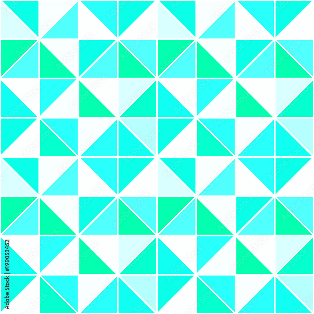 Poster triangular seamless pattern. vector rhombus background. modern geometrical backdrop with triangles. 