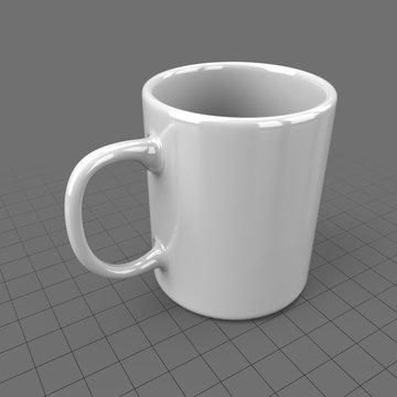 Generic white coffee cup