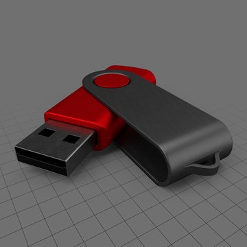 Open USB drive (red)