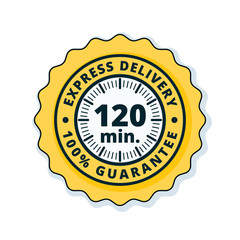 120 minutes Express Delivery illustration