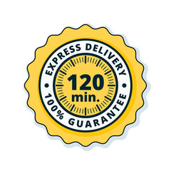 120 minutes Express Delivery illustration