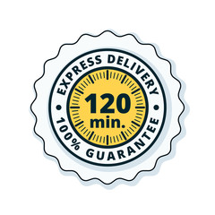 120 minutes Express Delivery illustration