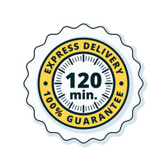 120 minutes Express Delivery illustration