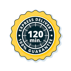 120 minutes Express Delivery illustration