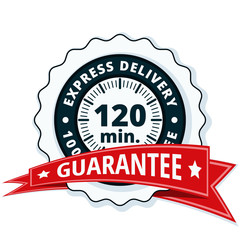 120 minutes Express Delivery illustration