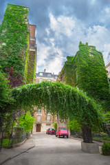 Parisian courtyard