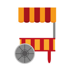 circus ticket box icon vector illustration design