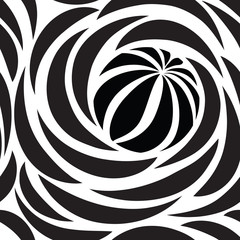 Abstract seamless pattern with circles. Circular line wallpaper