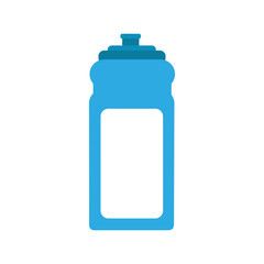 pure water bottle gym vector illustration design