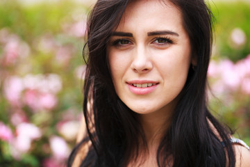 Fototapeta premium Portrait of a beautiful young woman