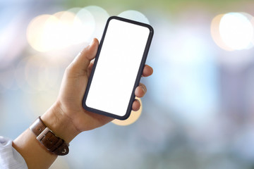 Smartphone in a man hand