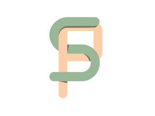 SP and PS Initial Logo for your startup venture