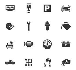 Auto icons set