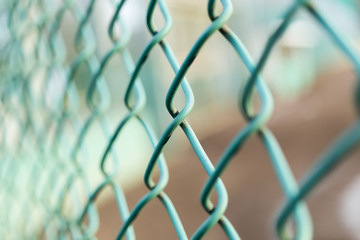 Fototapeta premium 野球場のフェンス