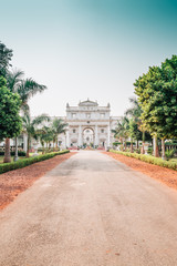 Fototapeta na wymiar Jai Vilas Palace historical architecture in Gwalior, India