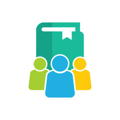 Book Group Logo Icon Design