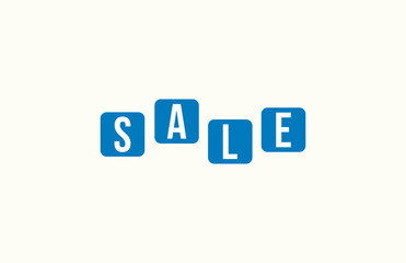 SALE letter word Layout Background Template