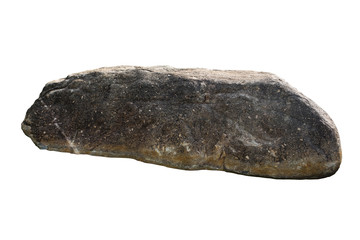 rock stone mountain isolated on white background