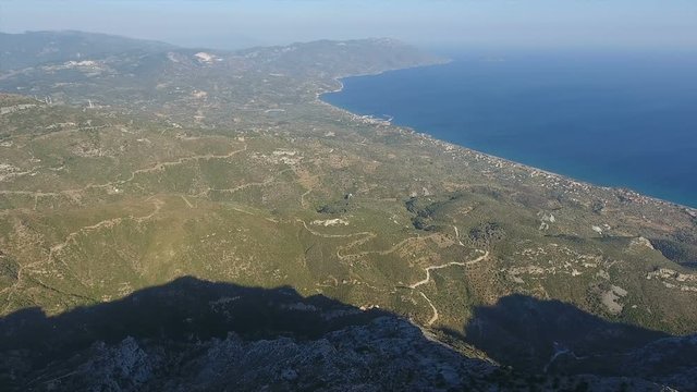 Picturesque view from the mountain