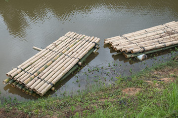 Bamboo raft