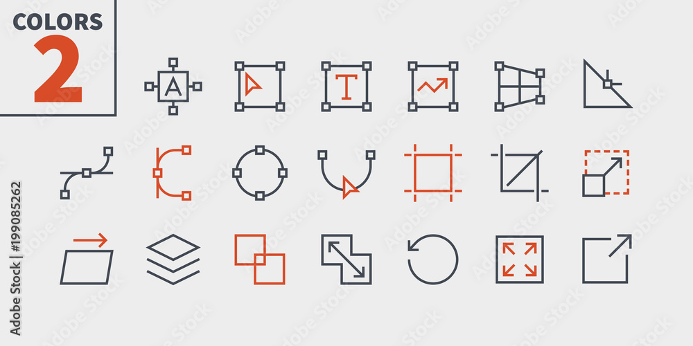 Poster graphic design pixel perfect well-crafted vector thin line icons 48x48 ready for 24x24 grid for web 