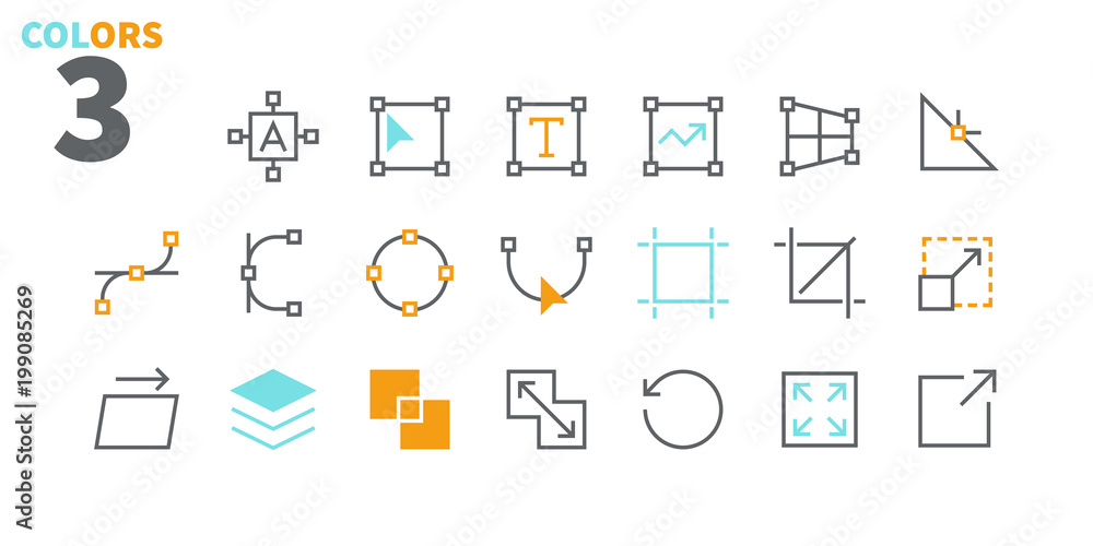 Poster graphic design pixel perfect well-crafted vector thin line icons 48x48 ready for 24x24 grid for web 