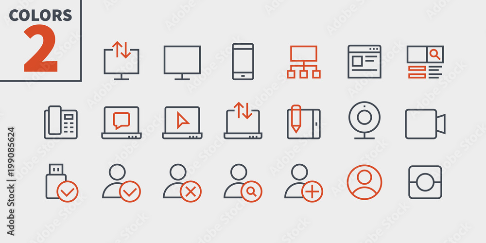 Poster communication pixel perfect well-crafted vector thin line icons 48x48 ready for 24x24 grid for web g