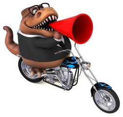 Fun trex - 3D Illustration © Julien Tromeur