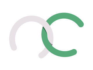 CC Initial Logo for your startup venture
