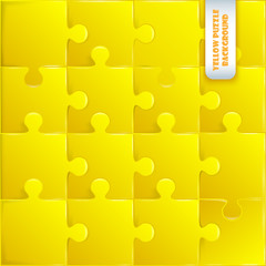 yellow plastic pieces puzzle game