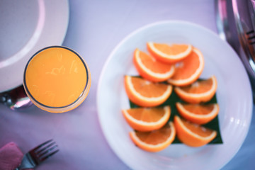 Wedding catering decor.